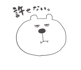 bear-single color-3 sticker #11012156