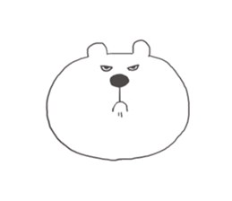 bear-single color-3 sticker #11012168