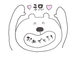 bear-single color-3 sticker #11012179