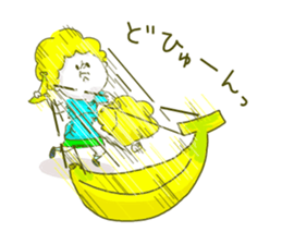 He tears off a sleeve. sticker #11013069