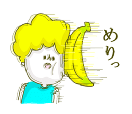 He tears off a sleeve. sticker #11013071