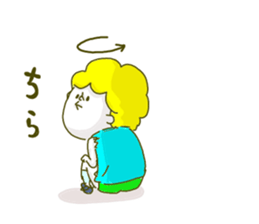 He tears off a sleeve. sticker #11013075