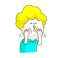 He tears off a sleeve. sticker #11013078