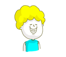 He tears off a sleeve. sticker #11013079