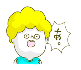 He tears off a sleeve. sticker #11013080