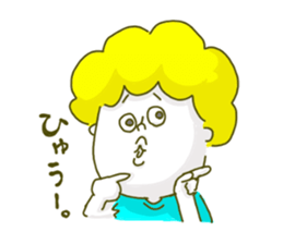 He tears off a sleeve. sticker #11013082