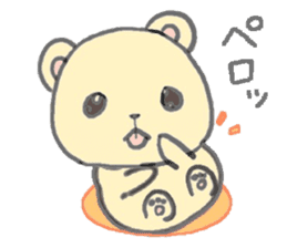 honey yellow bear sticker sticker #11013233