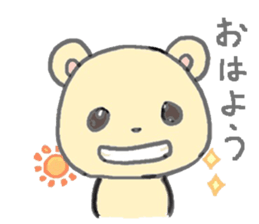 honey yellow bear sticker sticker #11013237