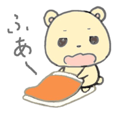 honey yellow bear sticker sticker #11013238