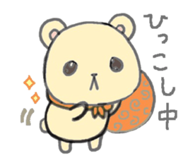 honey yellow bear sticker sticker #11013239