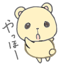 honey yellow bear sticker sticker #11013243