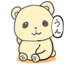 honey yellow bear sticker sticker #11013249