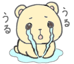 honey yellow bear sticker sticker #11013252