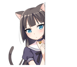 Tsundere Cat Girl Miyako sticker #11013286
