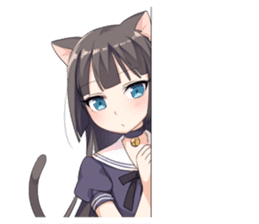 Tsundere Cat Girl Miyako sticker #11013286