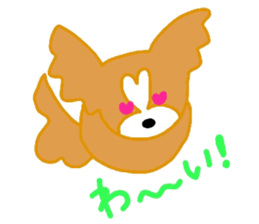 Happy dog's sticker sticker #11013348