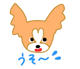 Happy dog's sticker sticker #11013354