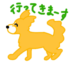 Happy dog's sticker sticker #11013362