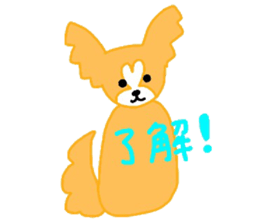 Happy dog's sticker sticker #11013375