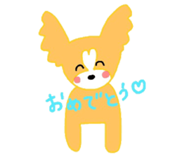 Happy dog's sticker sticker #11013376