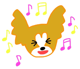 Happy dog's sticker sticker #11013379