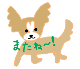 Happy dog's sticker sticker #11013383