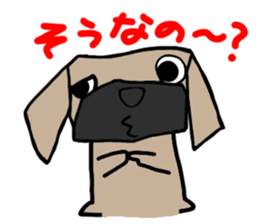 Pretty reaction Pug dog2 sticker #11013590
