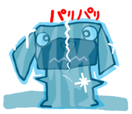 Pretty reaction Pug dog2 sticker #11013600