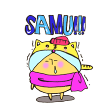 Mr. sun and Mr. tiger rose sticker #11013634