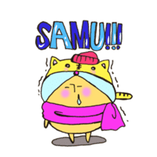 Mr. sun and Mr. tiger rose sticker #11013634