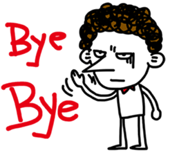 Naturally curly-Q Moo~~ sticker #11013727