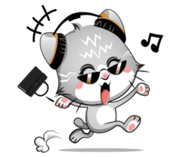 Anger Music Cat /  Global Version sticker #11013882