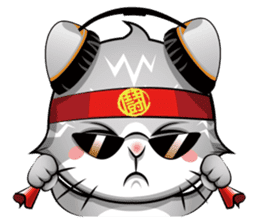 Anger Music Cat /  Global Version sticker #11013884