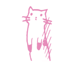 Cat Elva (Spring flowers version) sticker #11013910