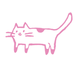 Cat Elva (Spring flowers version) sticker #11013911