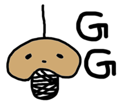 Lazy mushrooms sticker #11014284