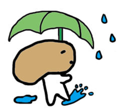 Lazy mushrooms sticker #11014290