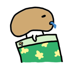 Lazy mushrooms sticker #11014293