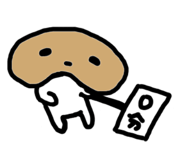 Lazy mushrooms sticker #11014300