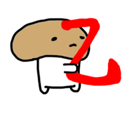 Lazy mushrooms sticker #11014303