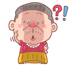 Taiwan Grandmother Very Cute sticker #11014510