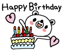 For congratulations and Happy birthday! sticker #11015224