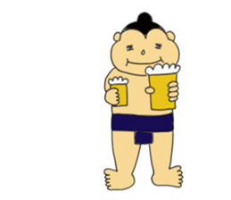 everyday sumo wrestler sticker #11015585
