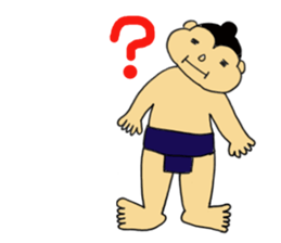 everyday sumo wrestler sticker #11015591