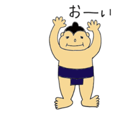 everyday sumo wrestler sticker #11015597