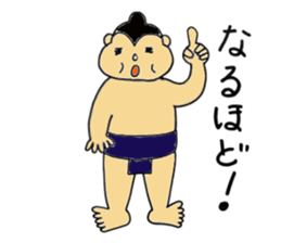 everyday sumo wrestler sticker #11015598