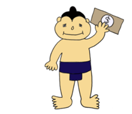 everyday sumo wrestler sticker #11015604