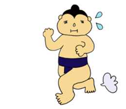 everyday sumo wrestler sticker #11015607