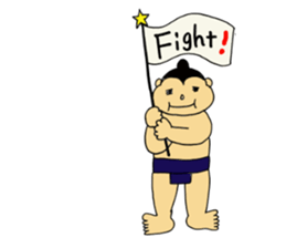 everyday sumo wrestler sticker #11015608
