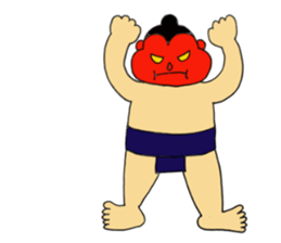 everyday sumo wrestler sticker #11015619